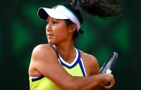 PARIS, FRANCE - MAY 28: Priscilla Hon of Australia during her ladies singles first round match against Timea Babos of Hungary during Day three of the 2019 French Open at Roland Garros on May 28, 2019 in Paris, France. (Photo by Clive Mason/Getty Images)