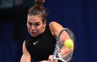 Ajla Tomljanovic in action at the WTA event in Nottingham (Getty Images for LTA)