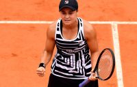 PARIS, FRANCE - JUNE 07: Ashleigh Barty of Australia celebrates victory during her ladies singles semi-final match against Amanda Anisimova of The United States during Day thirteen of the 2019 French Open at Roland Garros on June 07, 2019 in Paris, France. (Photo by Clive Mason/Getty Images)
