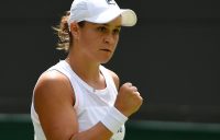 Ash Barty is appearing in the fourth round of Wimbledon singles for the first time (Getty Images)