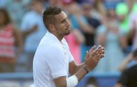 Nick Kyrgios celebrates his victory at the Citi Open in Washington DC (Getty Images)