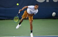 Nick Kyrgios in action during his third-round victory over Gilles Simon at the ATP tournament in Washington DC (photo: Peter Staples/ATP Tour)