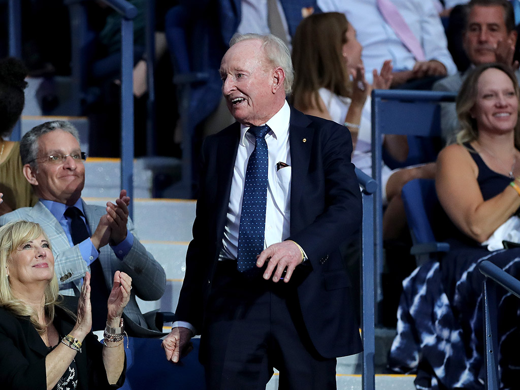 Rod Laver at US Open 2019, 50 years after he won the title in 1969 (Getty Images)