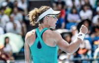 Sam Stosur in action during the WTA Guangzhou Open final (Getty Images)