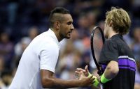 Kyrgios was no match for former quarterfinalist Rublev; Getty Images