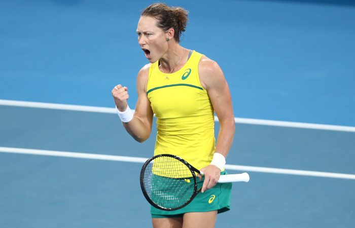 STILL GOING STRONG: Sam Stosur is still inspiring others at age 35. Picture: Getty Images