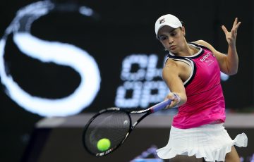 Ash Barty in action at the China Open (Getty Images)
