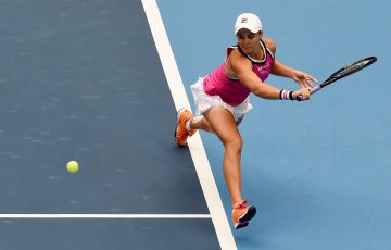 Ash Barty in action at the China Open (Getty Images)