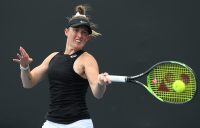 Storm Sanders in action at the Australian Open Play-off. (Getty Images)