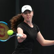 Talia Gibson in action at the December Showdown at Melbourne Park. (Getty Images)