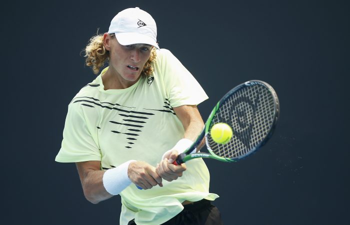 MOVING ON: Max Purcell is into the final round of Australian Open 2020 qualifying. Picture: Getty Images