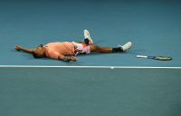 Nick Kyrgios celebrates his five-set win over Karen Khachanov in the third round of Australian Open 2020. (Getty Images)