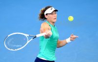 Sam Stosur in action during her second-round loss to Madison Keys at the Brisbane International. (Getty Images)