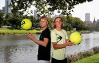 Luke Saville and Max Purcell at Australian Open 2020