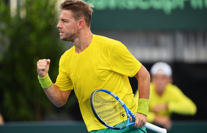 FIRED UP: A Davis Cup debut has been a highlight for James Duckworth so far in 2020. Picture: Getty Images