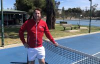 HARD WORKER: Darren Wunderer at the Henley South Tennis Club.