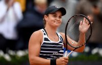 Ash Barty celebrates at Roland Garros; Getty Images
