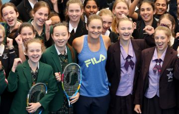World No.1 Ash Barty is inspiring many young players in Queensland; Getty images 