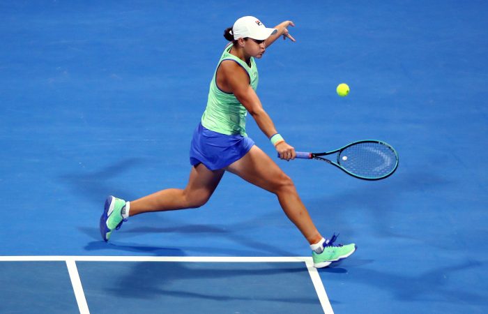 RETURNING: World No.1 Ash Barty in action earlier this year. Picture: Getty Images