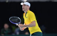 John Millman representing Australia in Davis Cup in March 2020. Picture: Getty Images