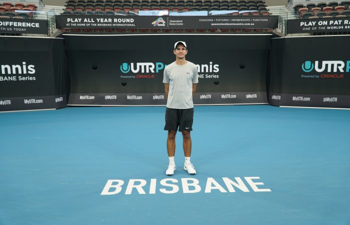 IN FORM: Alexander Crnokrak won the third UTR Pro Tennis Series event in Brisbane at the weekend. 