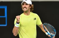 Jordan Thompson in action at Australian Open 2020. Picture: Getty Images