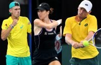 Alex de Minaur, Ajla Tomljanovic and John Millman are the top-ranked Aussies in the US Open 2020 draw. Pictures: Getty Images