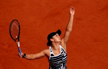 Ash Barty during her French Open title winning run last year. Picture: Getty Images