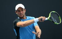 ON THE RISE: Aleksandar Vukic in action during Australian Open qualifying earlier this year. Picture: Getty Images