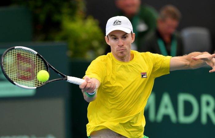 John Peers in action during a Davis Cup tie earlier this year. Picture: Getty Images John Peers in action during a Davis Cup tie earlier this year. Picture: Getty Images