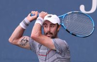 PROUD AUSSIE: Jordan Thompson in second round action at the US Open. Picture: Getty Images
