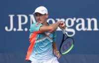 READY: Alex de Minaur in action in New York this week. Picture: Getty Images