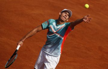 Alex de Minaur competing on clay in Rome this week. Picture:  Getty Images