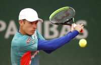 TOUGH DAY: Alex De Minaur during his first round match at Roland Garros. Picture: Getty Images