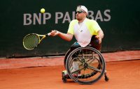 TOUGH LOSS: Dylan Alcott lost a tight battle in the quad wheelchair doubles final at Roland Garros. Picture: Getty Images