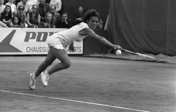 Australian Evonne Goolagong during her title-winning run at Roland Garros in 1971. Picture: Getty Images
