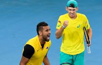 Nick Kyrgios and Alex de Minaur teamed up superbly at the ATP Cup in January. Picture: Getty Images