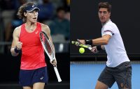 RETURNING: Sam Stosur and Thanasi Kokkinakis are back this week in a UTR Pro Tennis Series event in Melbourne. Pictures: Getty Images