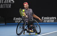 CHAMPION: Dylan Alcott in action at Australian Open 2020. Picture: Getty Images