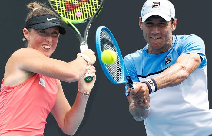 AUSSIE HOPES: Storm Sanders and Matthew Ebden are wildcard entrants in the Australian Open 2021 qualifying events. Pictures: Getty Images