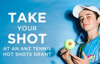 ANZ Tennis Hot Shots Community Grants are now open.