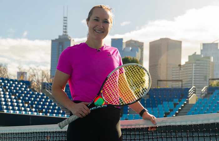 GIVING BACK: Genevieve Lorbergs is now a Scholarship Coach with Tennis Australia. GIVING BACK: Genevieve Lorbergs is now a Scholarship Coach with Tennis Australia.