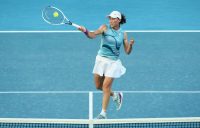 STRONG RETURN: Sam Stosur during her first-round win at Australian Open 2021. Picture: Tennis Australia