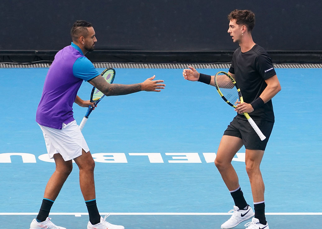 Winning run over Kyrgios, Kokkinakis in Australian Open doubles | 14 February, 2021 | All News | News and Features | News and Events | Australia