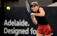 Maddison Inglis in action at the Adelaide International. Picture: Tennis Australia