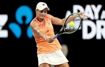 Ash Barty in Adelaide in January. Picture: Tennis Australia