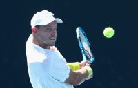 James Duckworth in action at this week's Melbourne Summer Series. Picture: Tennis Australia