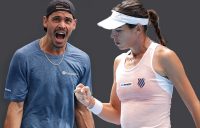 FOCUSED: Alex Bolt and Ajla Tomljanovic are hoping to upset higher-ranked opponents on day three of Australian Open 2021. Pictures: Tennis Australia