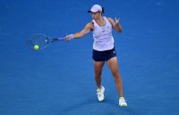 Ash Barty in action at Australian Open 2021