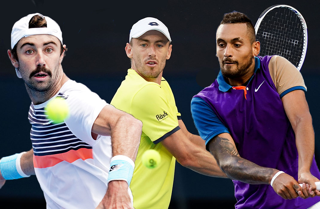 Aussie men leading local charge at Australian Open 2021 6 February